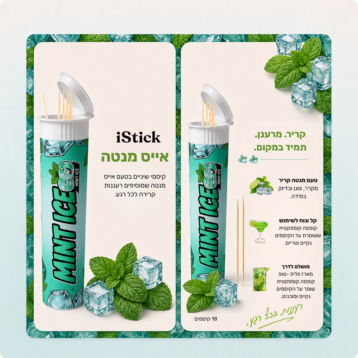 מארז אוכמניות 9 טעמים + נרתיק מתנה